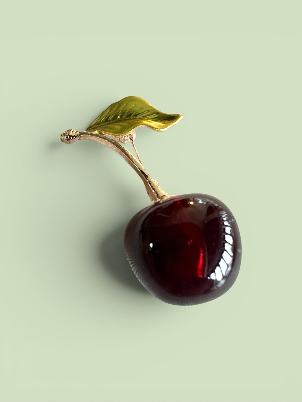 Oh So Juicy, Oh So Chic Cherry Brooch - Picture 3 of 3